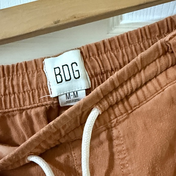 BDG Rust Brown Embroidered Drawstring Pants - Picture 5 of 14